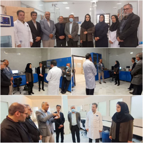 بازدید معاون و مدیر آزمایشگاه معاونت غذا و دارو دانشگاه از آزمایشگاه مرکزی دانشگاه محقق اردبیلی